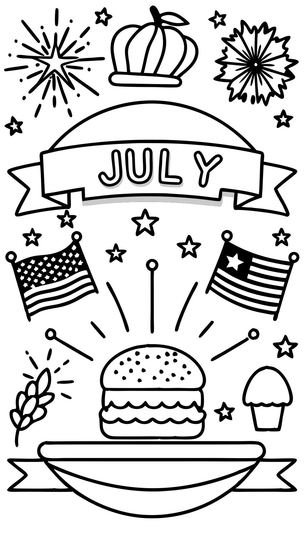 free fourth of july coloring pages printable